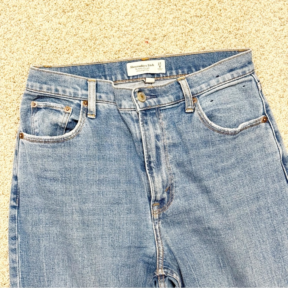 Ultra High Rise Ankle Straight Jean - Picture 9 of 16